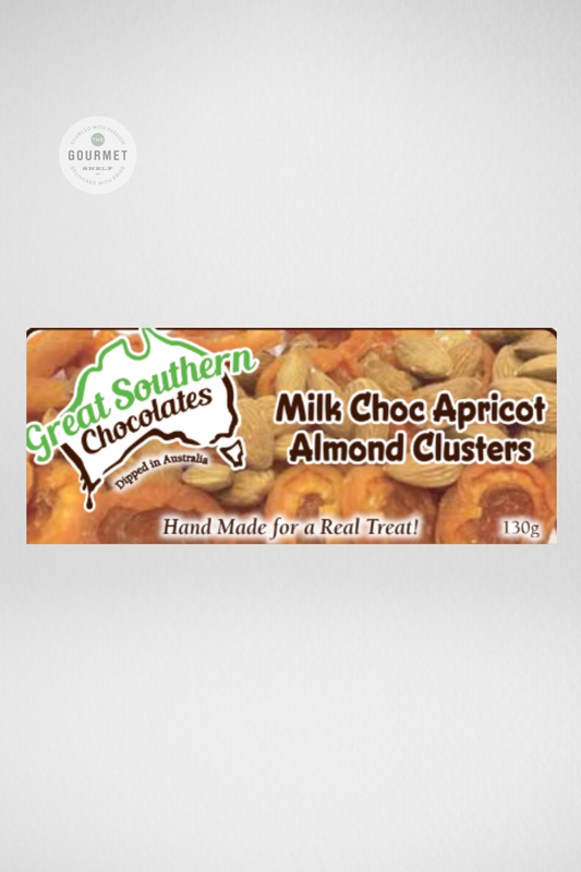 Great Southern Chocolates Apricot & Almond Clusters 130g