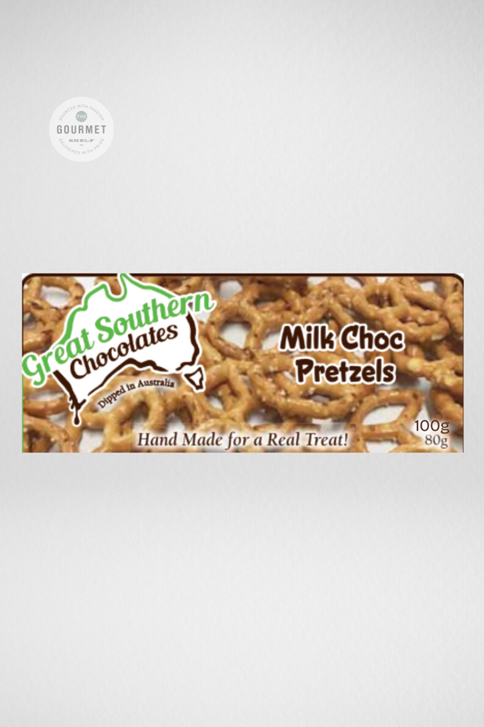 Great Southern Chocolates Milk Choc Pretzels 100g