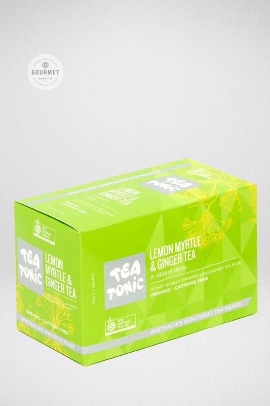Tea Tonic Lemon Myrtle & Ginger  Tea - Box 20 Teabags