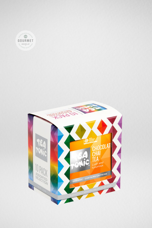 Tea Tonic 10PK Teabag Box - Colourful