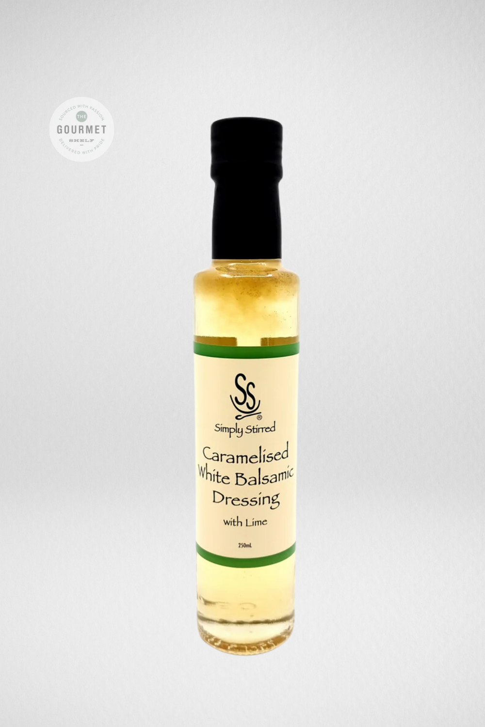 Simply Stirred Caramelised White Balsamic Dressing with Lime 250ml