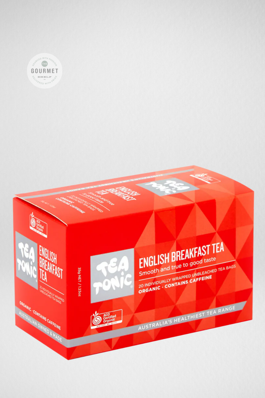 Tea Tonic English Breakfast Tea - 20 Teabags Box