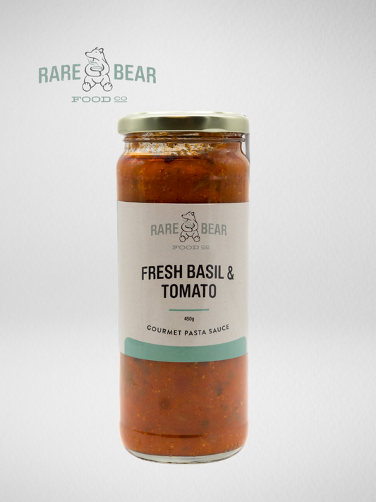 Rare Bear Basil and Tomato Pasta Sauce 450g