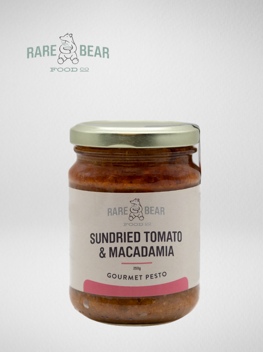 Rare Bear Sundried Tomato & Macadamia Pesto 250g