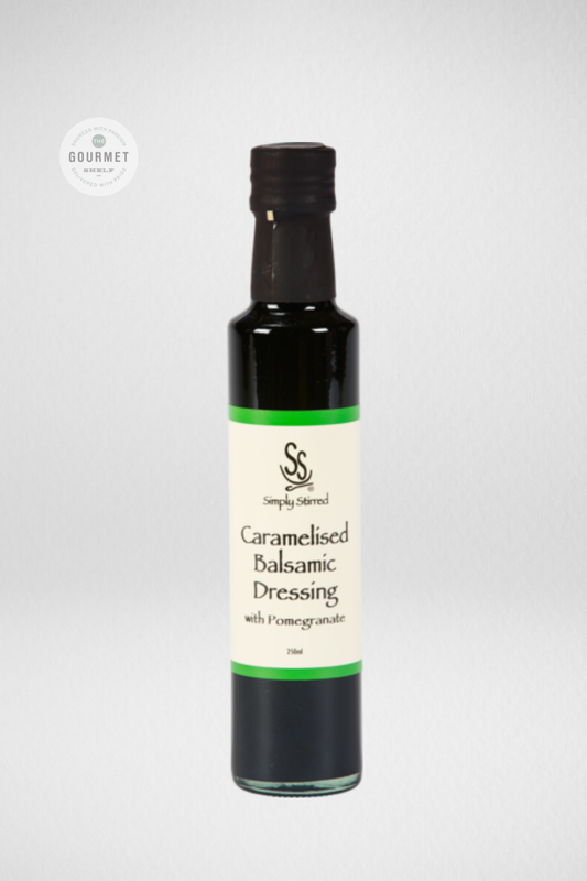 Simply Stirred Caramelised Balsamic Dressing with Pomegranate 250ml
