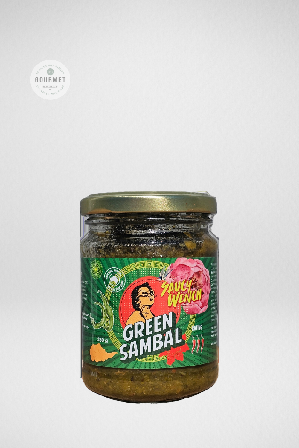 Saucy Wench Green Sambal, 250ml