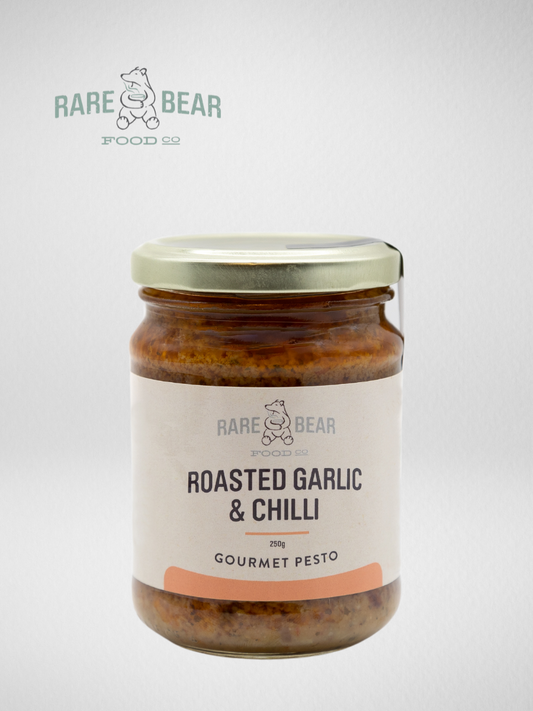 Rare Bear Roasted Garlic & Chilli Pesto 250g