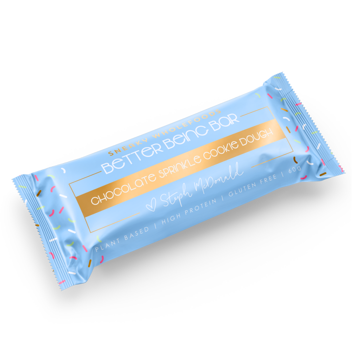 SneakyWholefoods Better Being Bar Choc Sprinkle60g