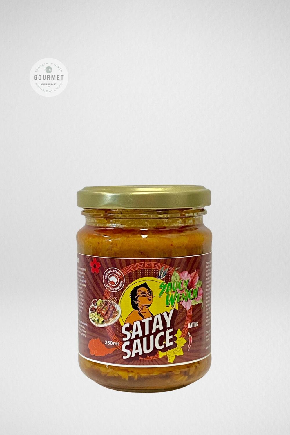 Saucy Wench Satay Sauce, 250ml