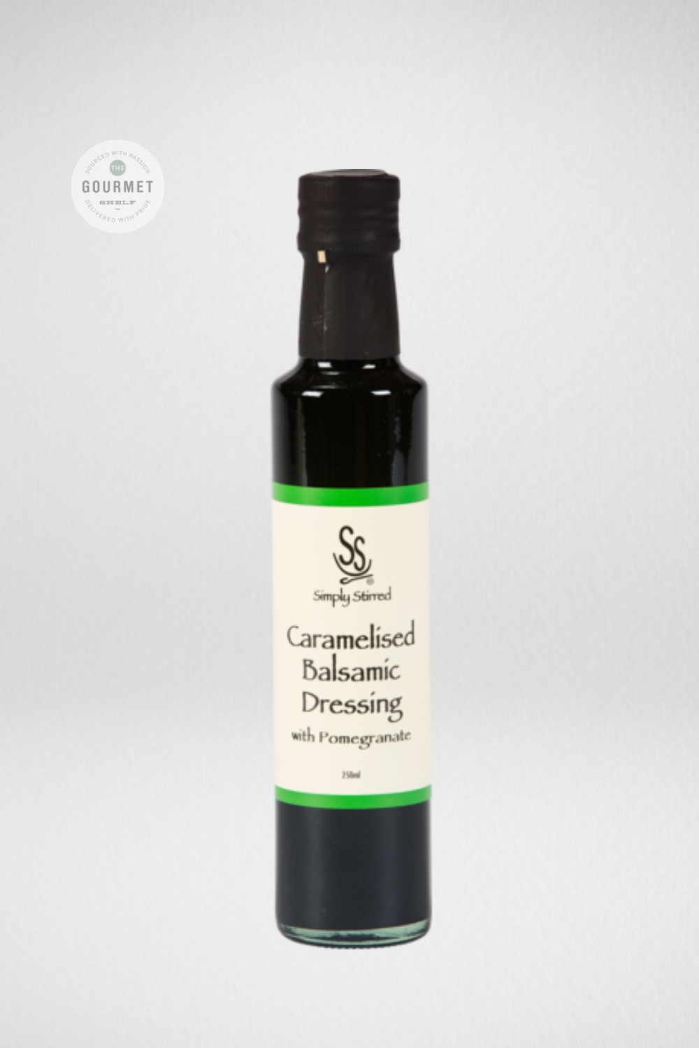 Simply Stirred Caramelised Balsamic Dressing with Pomegranate 250ml