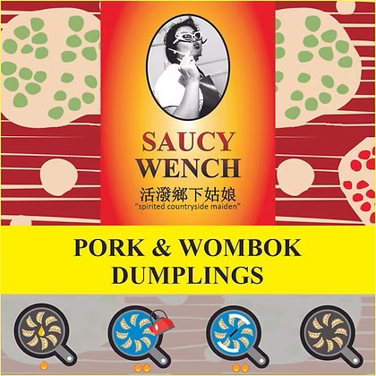 Saucy Wench Pork & Wombok dumplings 300g