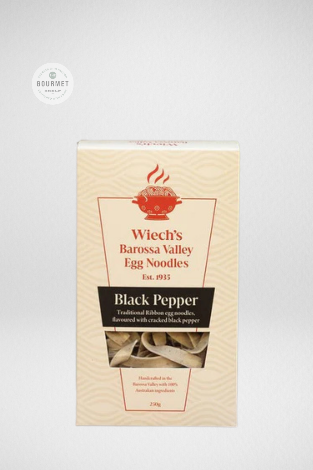 Wiech's Black Pepper Egg Noodles 250g